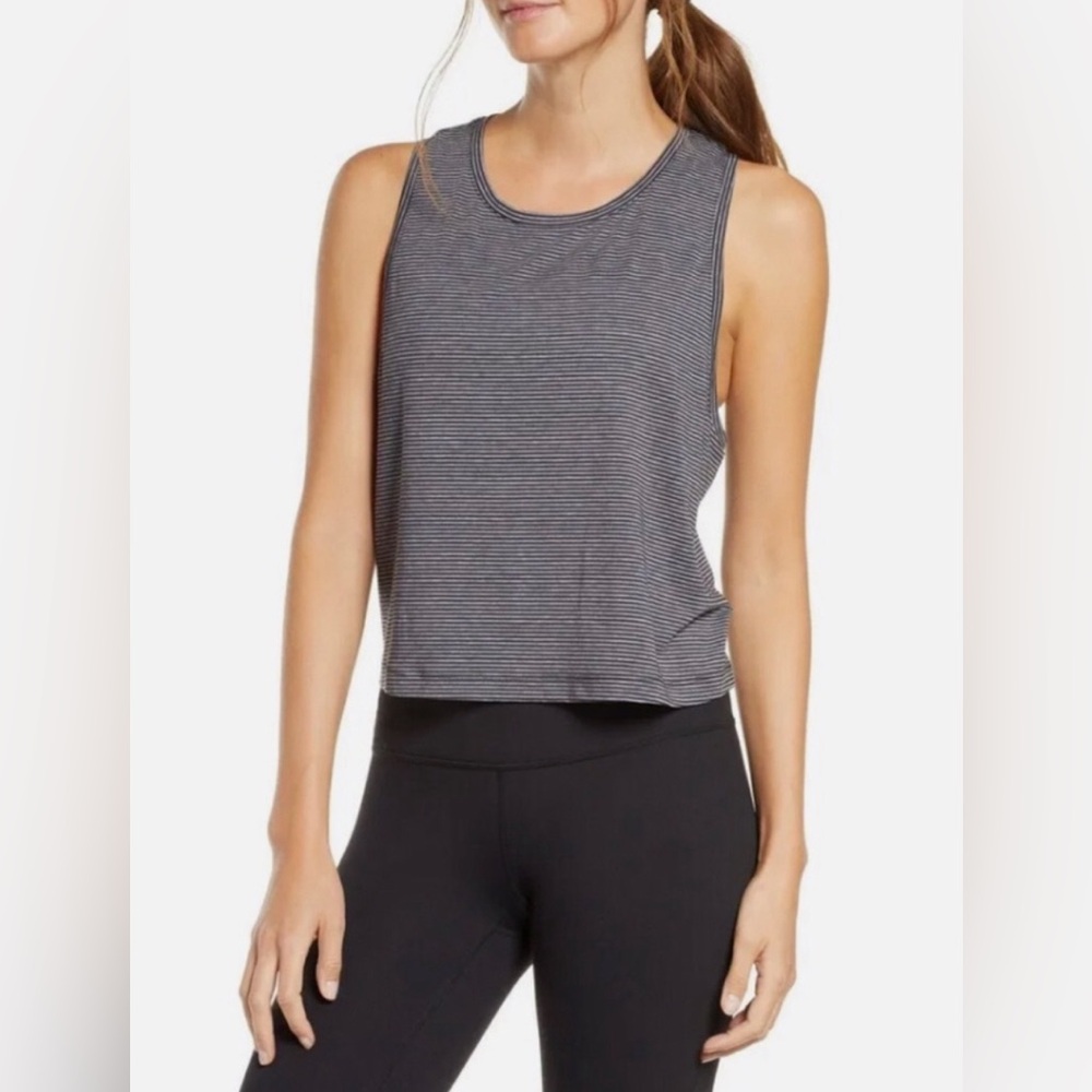 ZELLA Work For It Stripe Tank Top